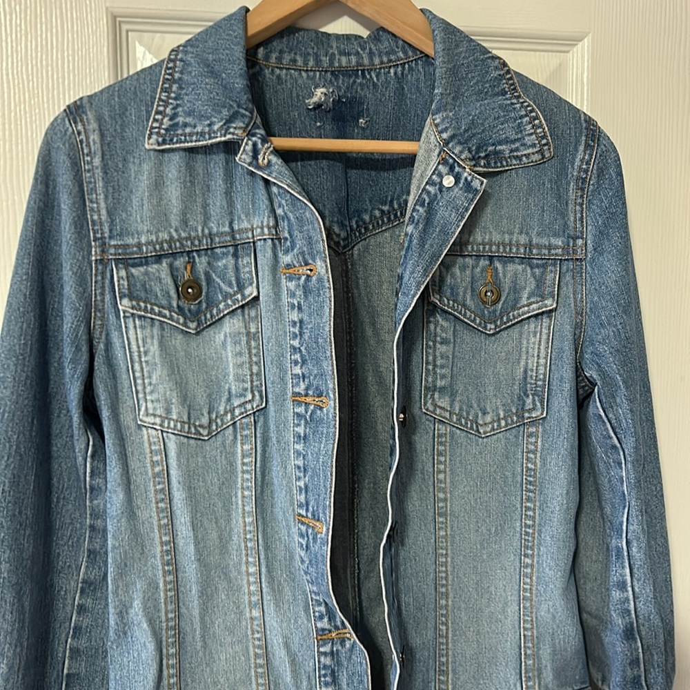 Jean jacket coat - Picture 2 of 6